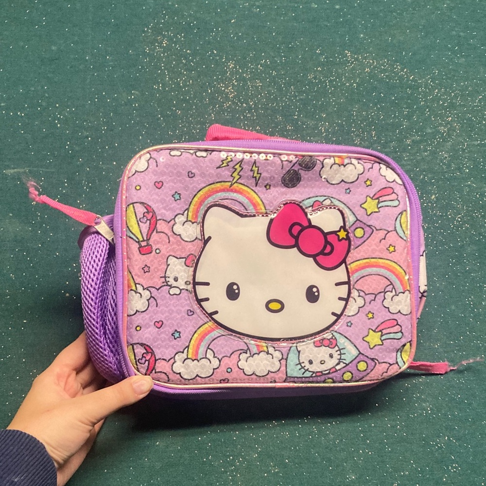 Hello Kitty Rainbow Kids Bag in Pink and Purple